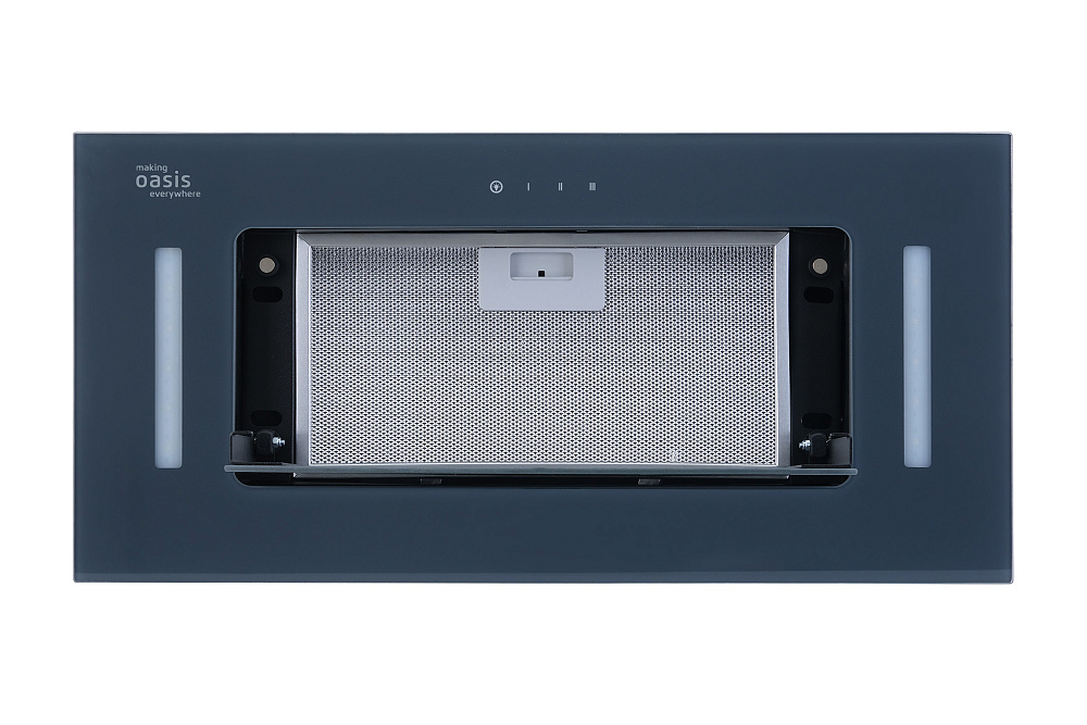 Встраиваемая вытяжка Oasis UB-60WG темно-серая