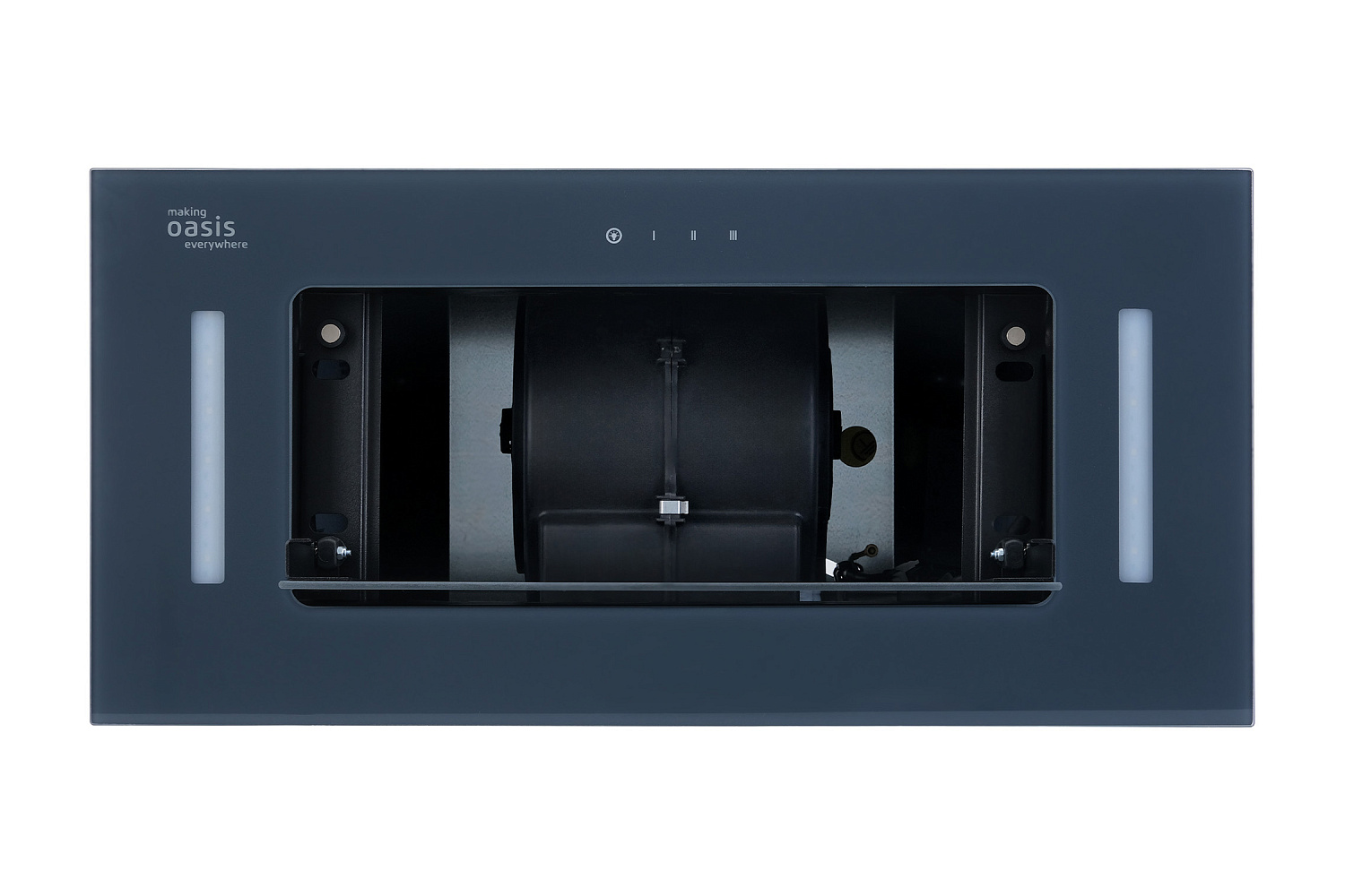 Встраиваемая вытяжка Oasis UB-60WG темно-серая