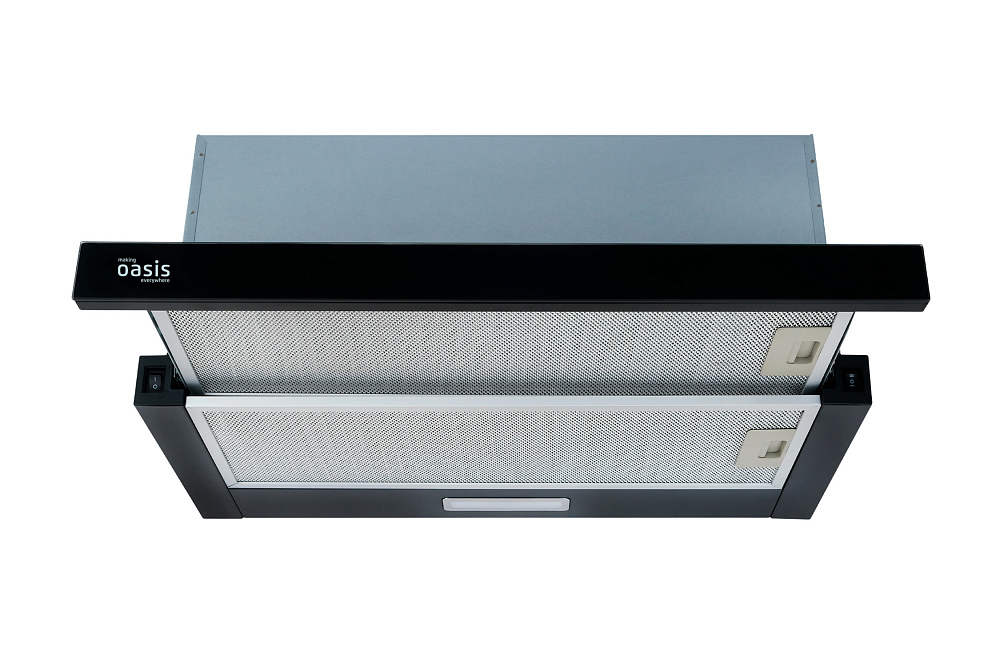 Встраиваемая вытяжка Oasis VT-60BG черная
