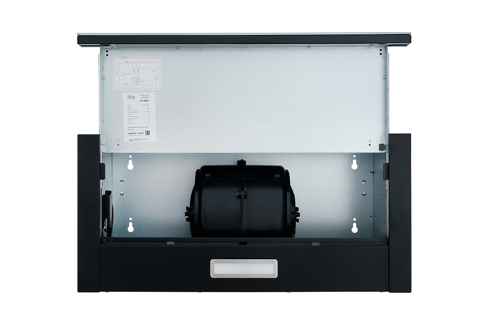 Встраиваемая вытяжка Oasis VT-60BG черная