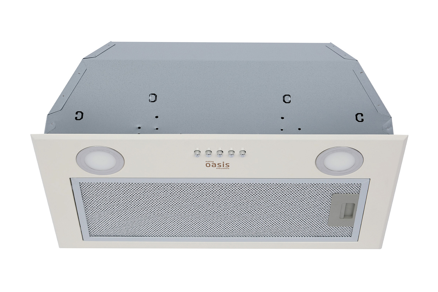 Встраиваемая вытяжка Oasis UM-52I бежевая