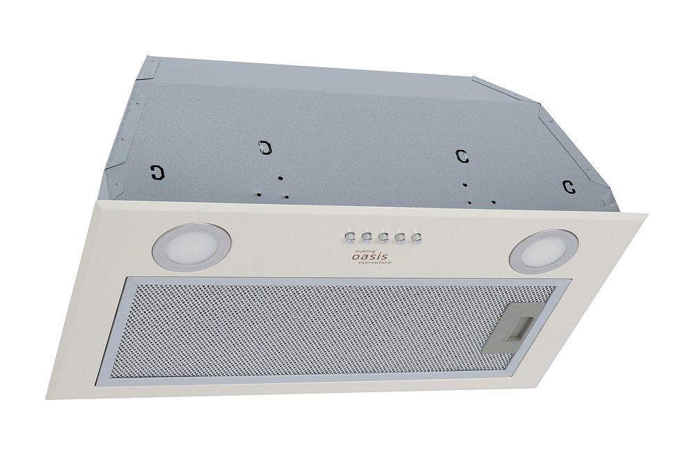 Встраиваемая вытяжка Oasis UM-52I бежевая