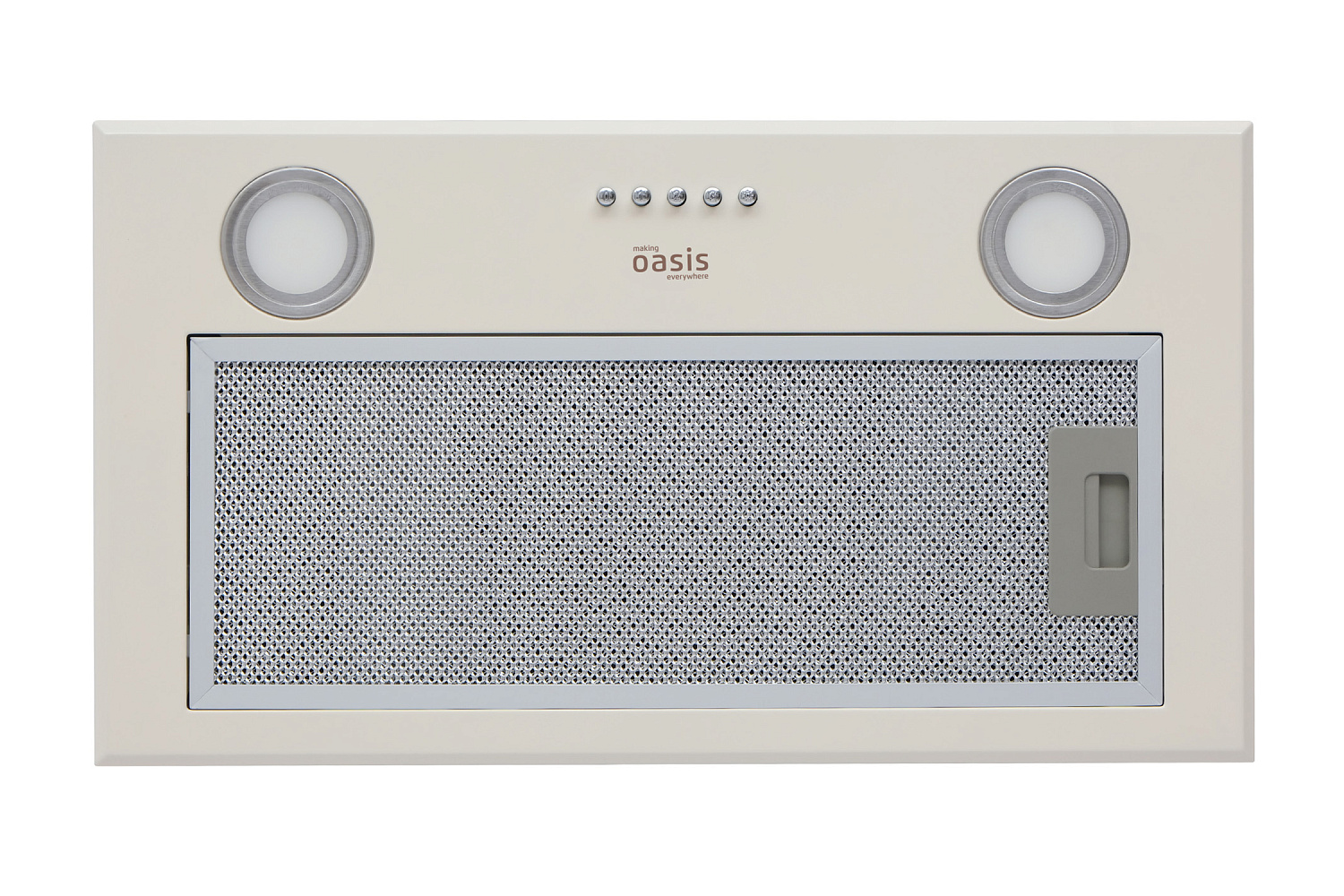 Встраиваемая вытяжка Oasis UM-52I бежевая