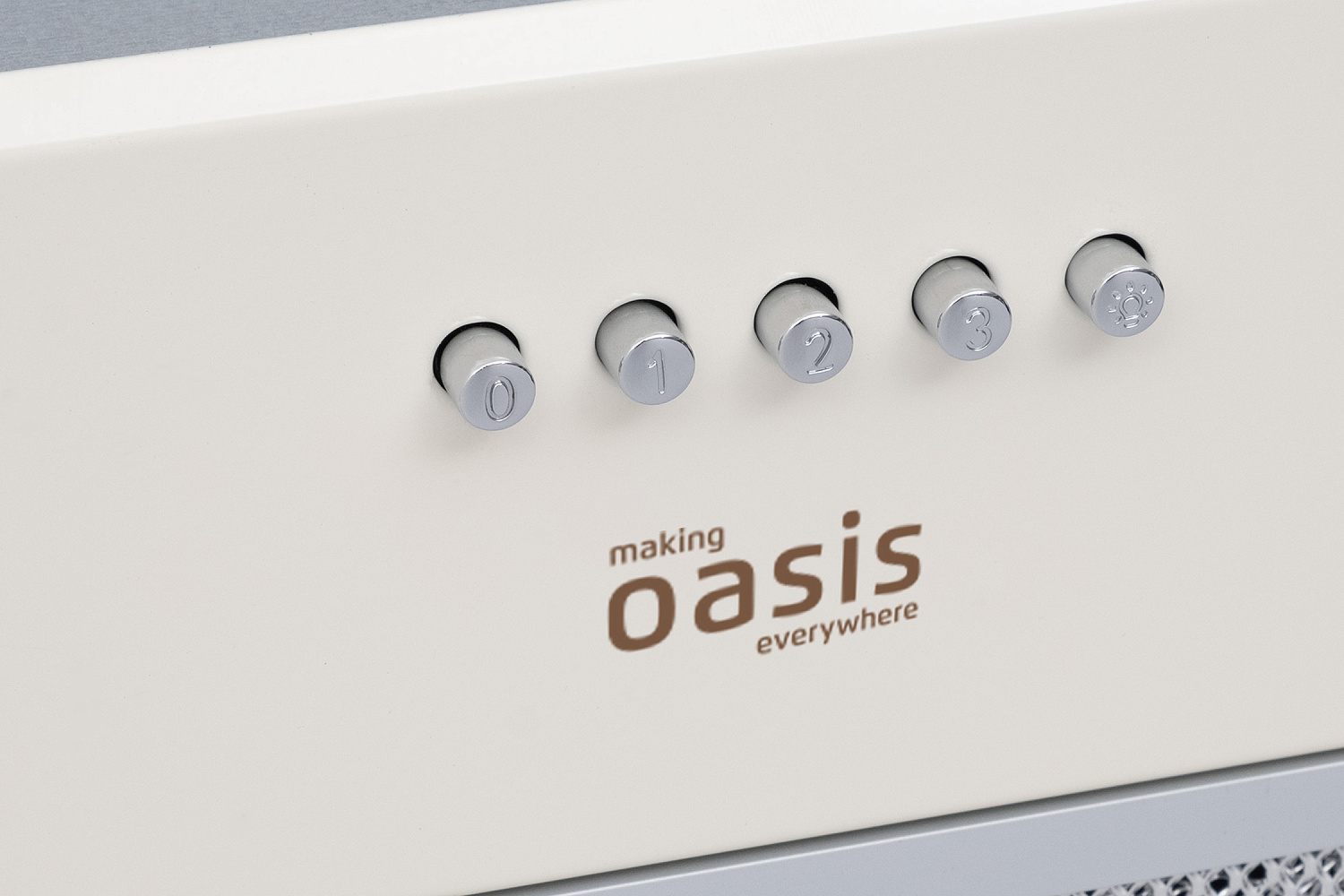 Встраиваемая вытяжка Oasis UM-52I бежевая