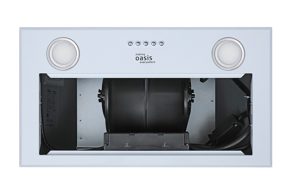 Встраиваемая вытяжка Oasis UM-52W белая