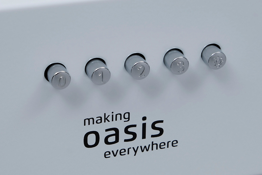 Встраиваемая вытяжка Oasis UM-52W белая
