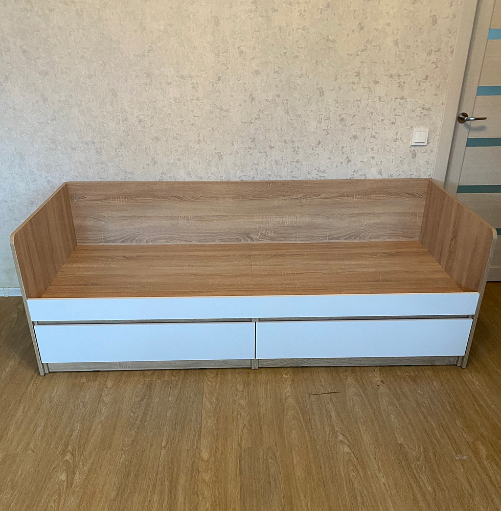 Кровать Челси 0.8 м кашемир