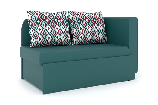 Кушетка Фан изумрудная / ромб изумрудный