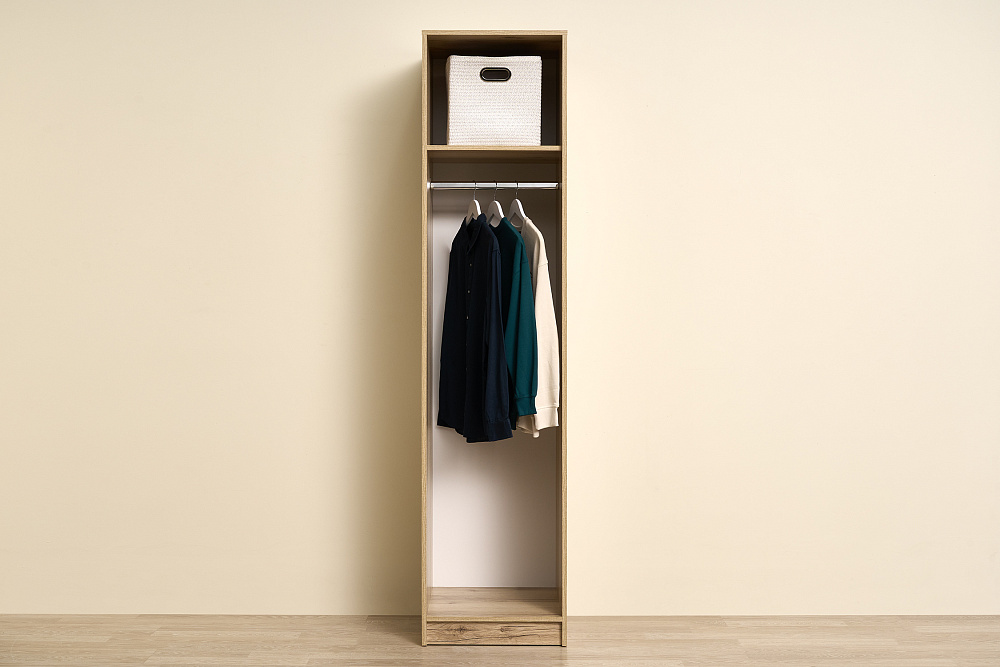 Пенал Киви ШК-01 белый / дуб делано