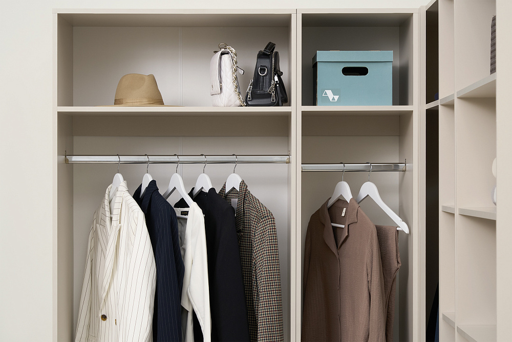 Гардеробная Теларо №3 открытая кашемир