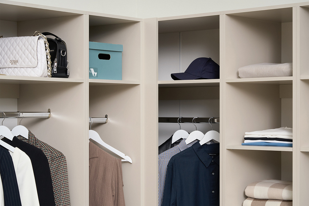 Гардеробная Теларо №3 открытая кашемир