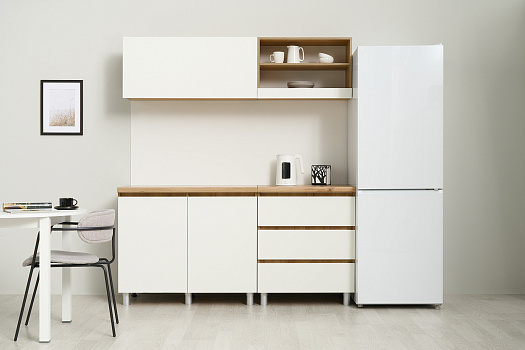 Кухня Ирма 1.7 м белый / дуб крафт золото