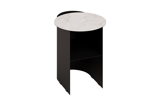 Стол придиванный Тоби черный / лайт