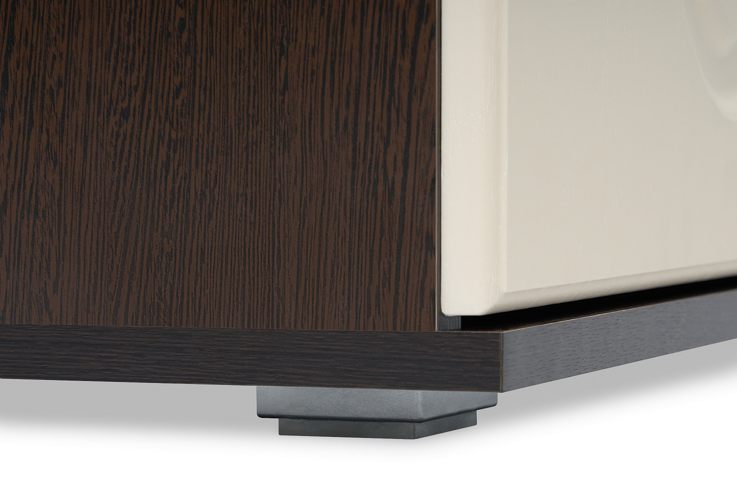 Пенал со стеклом Престиж жемчуг / венге