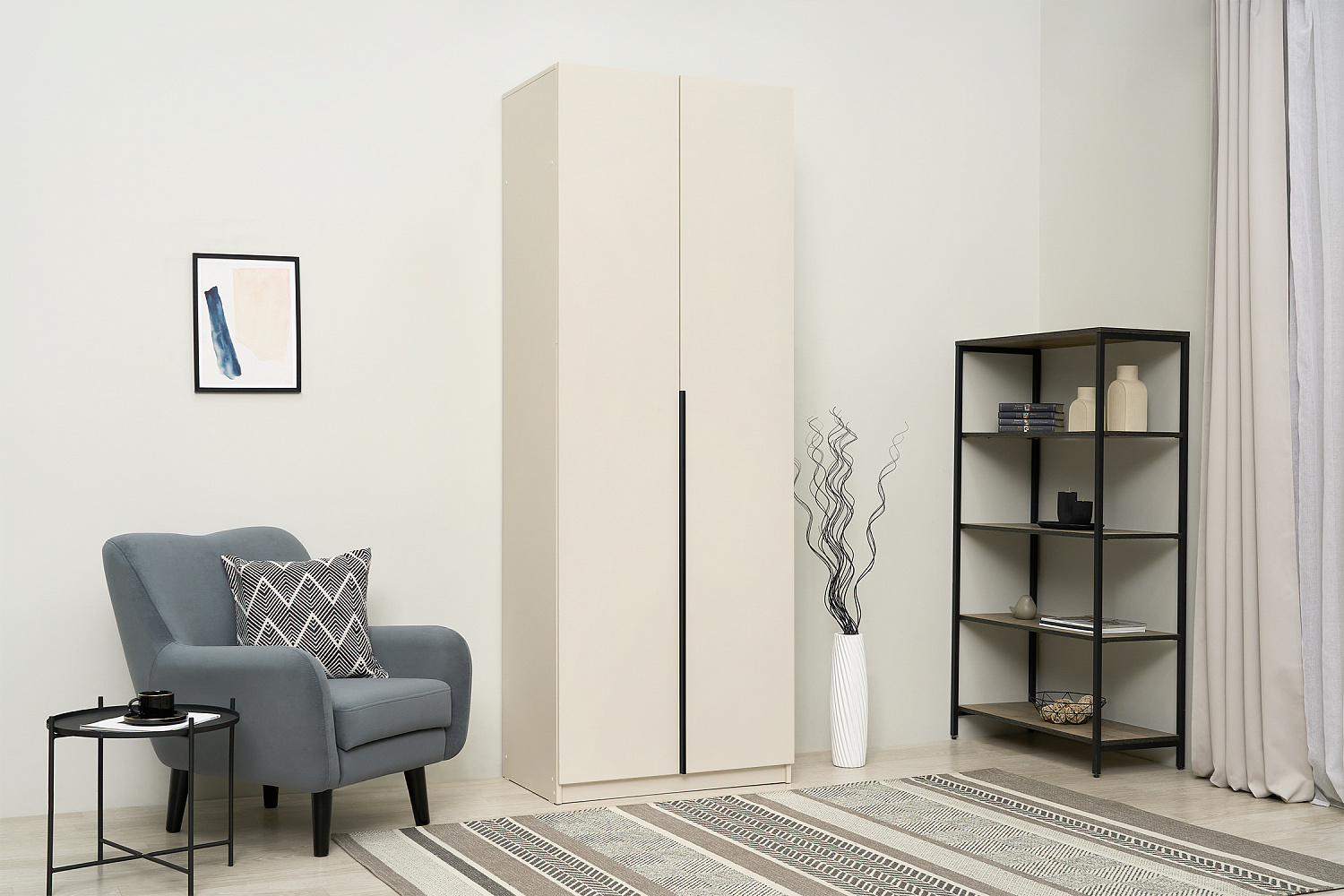 Шкаф 2-х створчатый Тивина меланж