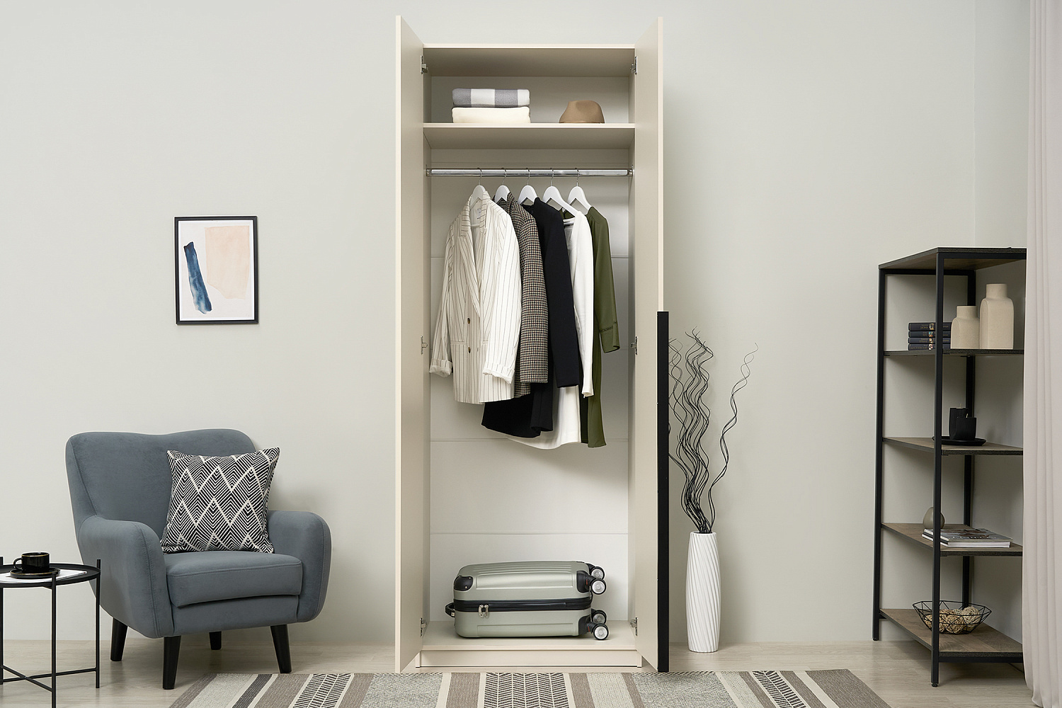 Шкаф 2-х створчатый Тивина меланж