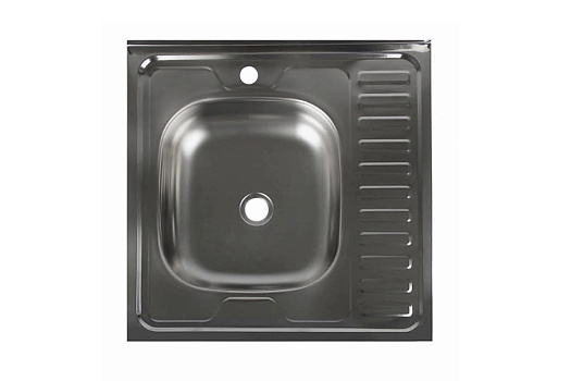 Мойка накладная из нержавеющей стали Vladix 60х60 см левая