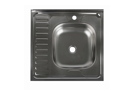 Мойка накладная из нержавеющей стали Vladix 60х60 см правая