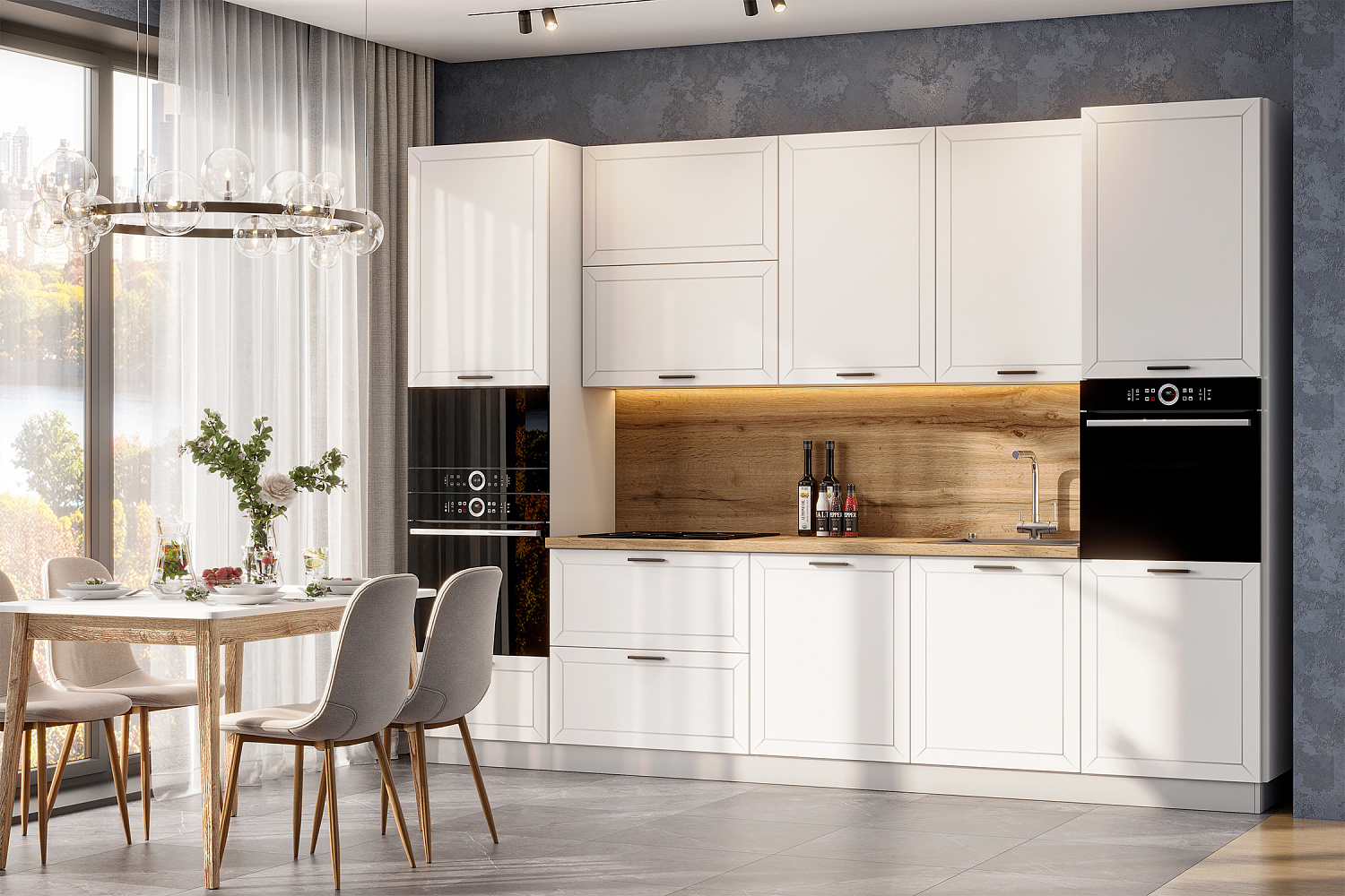 Модульная кухня Лаорна лунный бархат