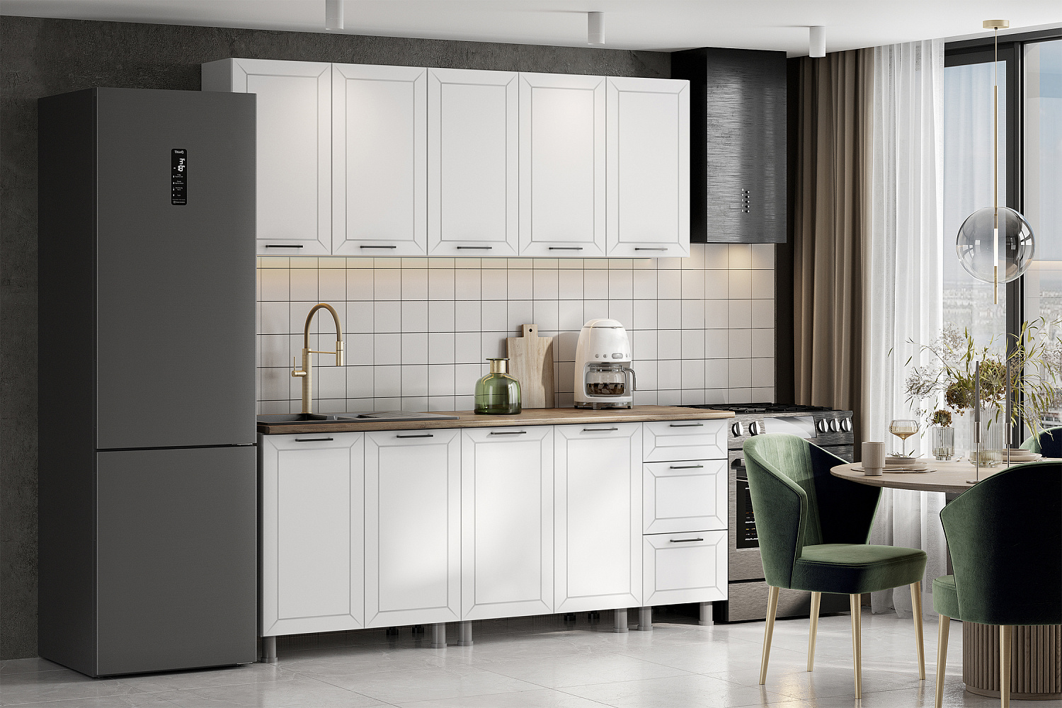 Модульная кухня Лаорна лунный бархат