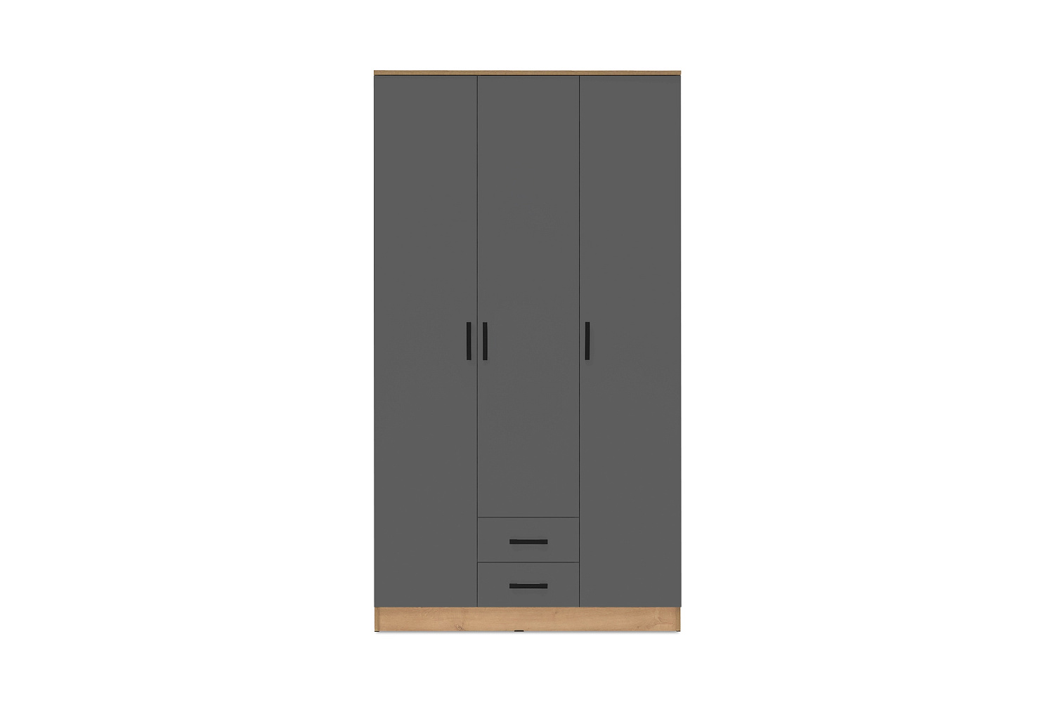 Шкаф Трио дуб вотан / графит