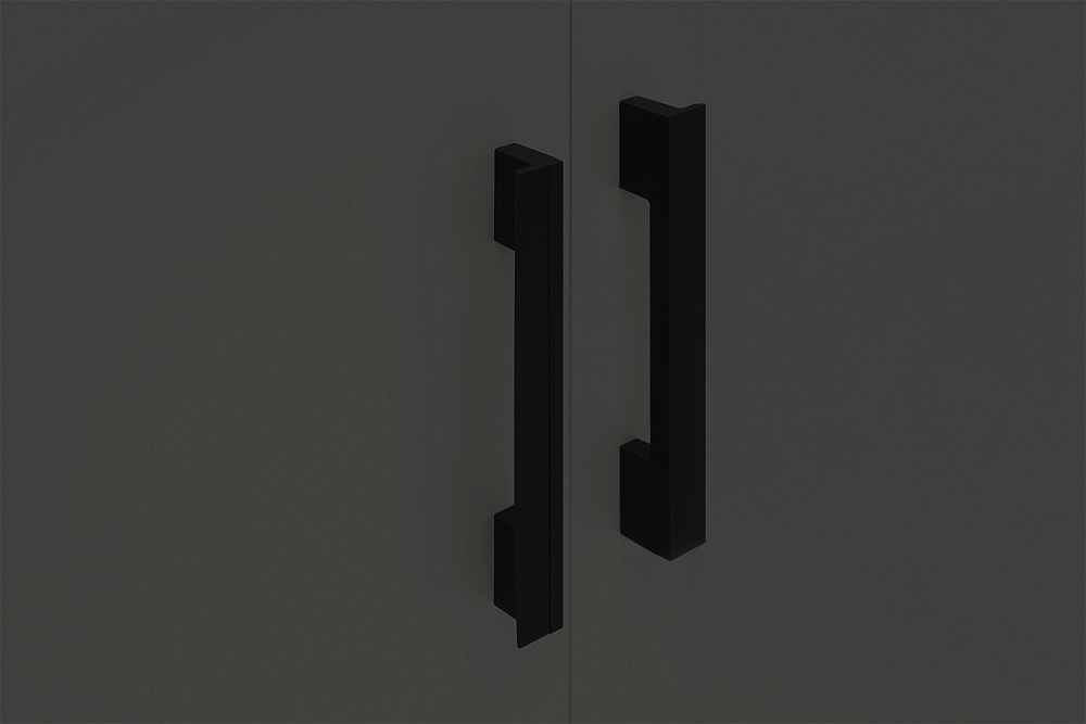 Шкаф Трио дуб делано / графит