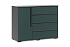 Комод Норд графит / изумрудный