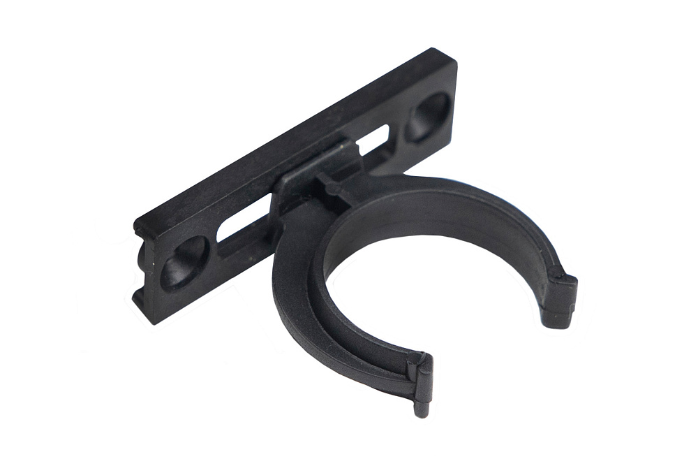 Клипса под пластиковый цоколь черный