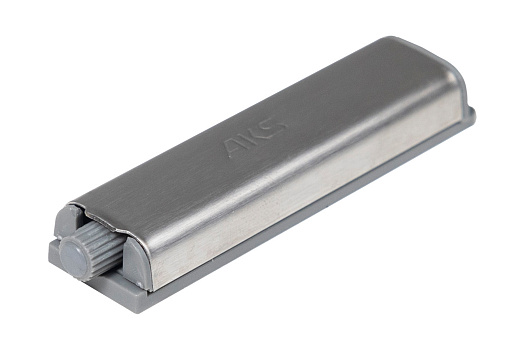 Механизм AKS push-to-open накладной с резиновым наконечником серый