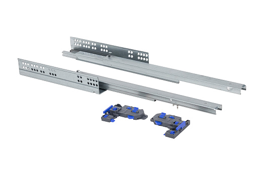 Направляющие скрытого монтажа PRIME L-450 с доводчиком и с замками