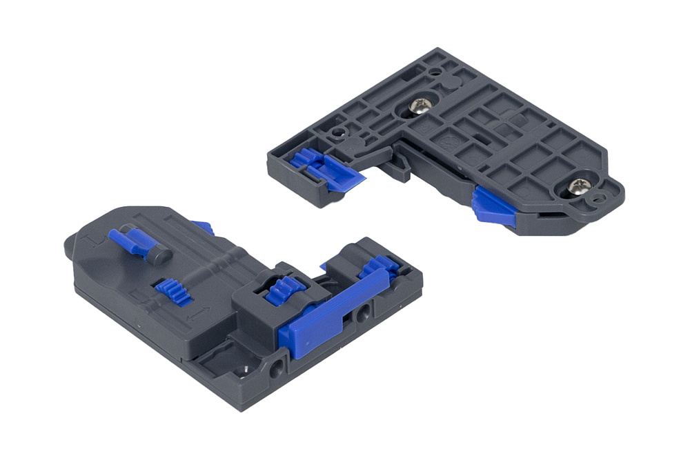 Направляющие скрытого монтажа PRIME L-450 с доводчиком и с замками