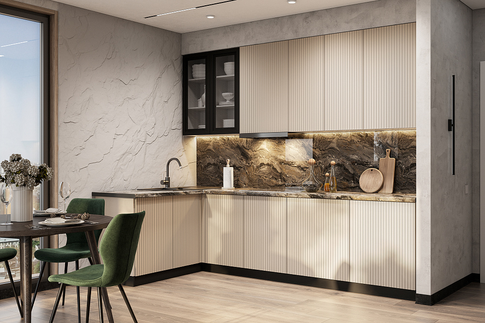 Модульная кухня Рейко меланж