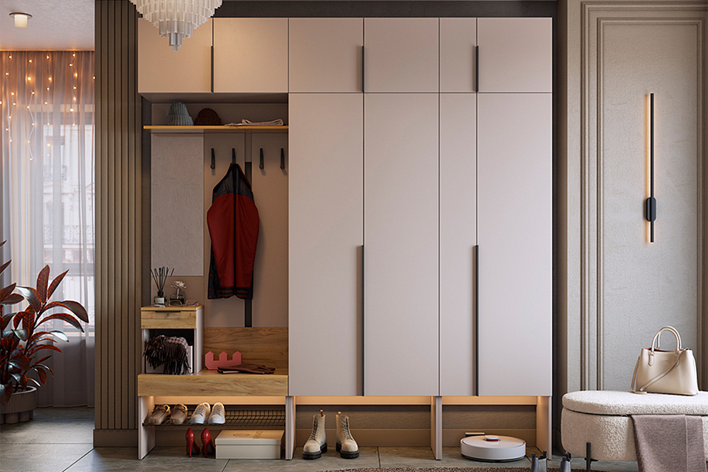 Модульная прихожая Баско кашемир