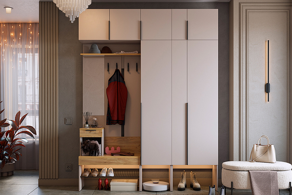 Модульная прихожая Баско кашемир