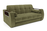Диван аккордеон Барон №3 велюр зеленый