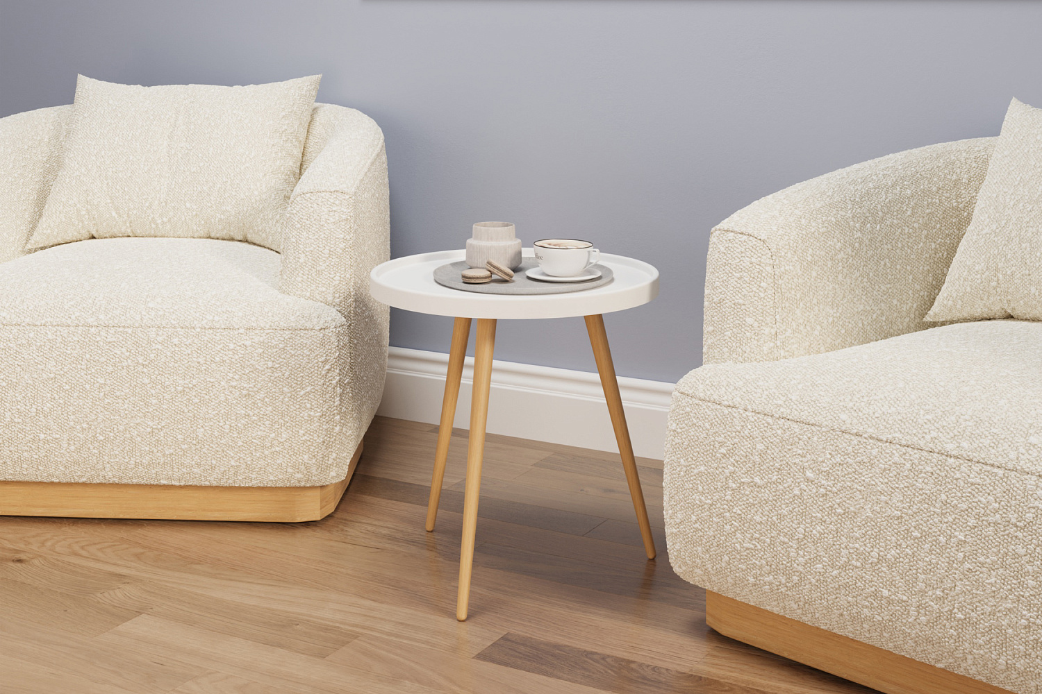 Стол журнальный Келли белый