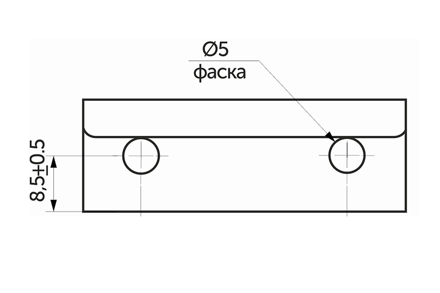 Ручка мебельная Inside 576/597 черный матовый
