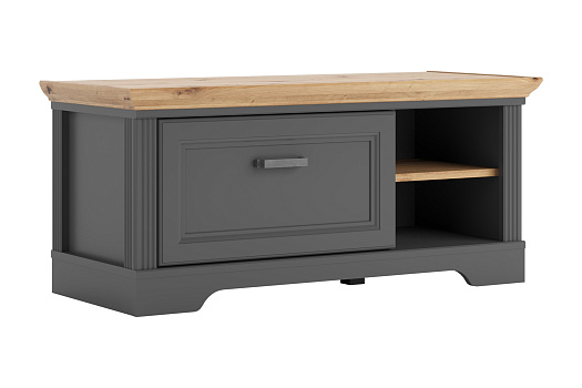 ТВ-тумба Jasmin графит / дуб артизан