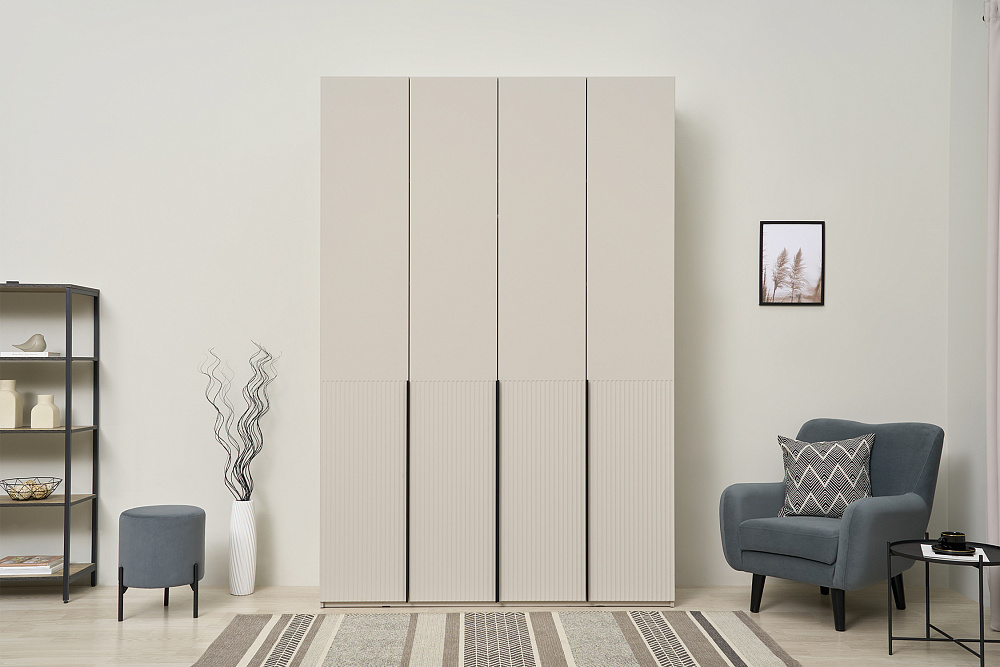 Шкаф 4-х створчатый Марвэл кашемир