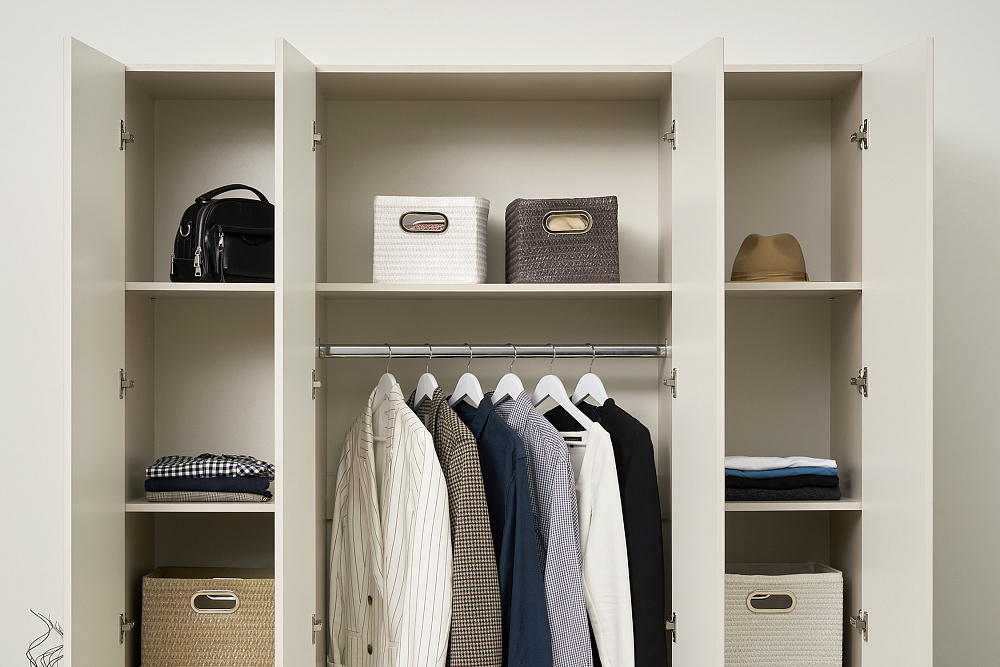 Шкаф 4-х створчатый Марвэл кашемир