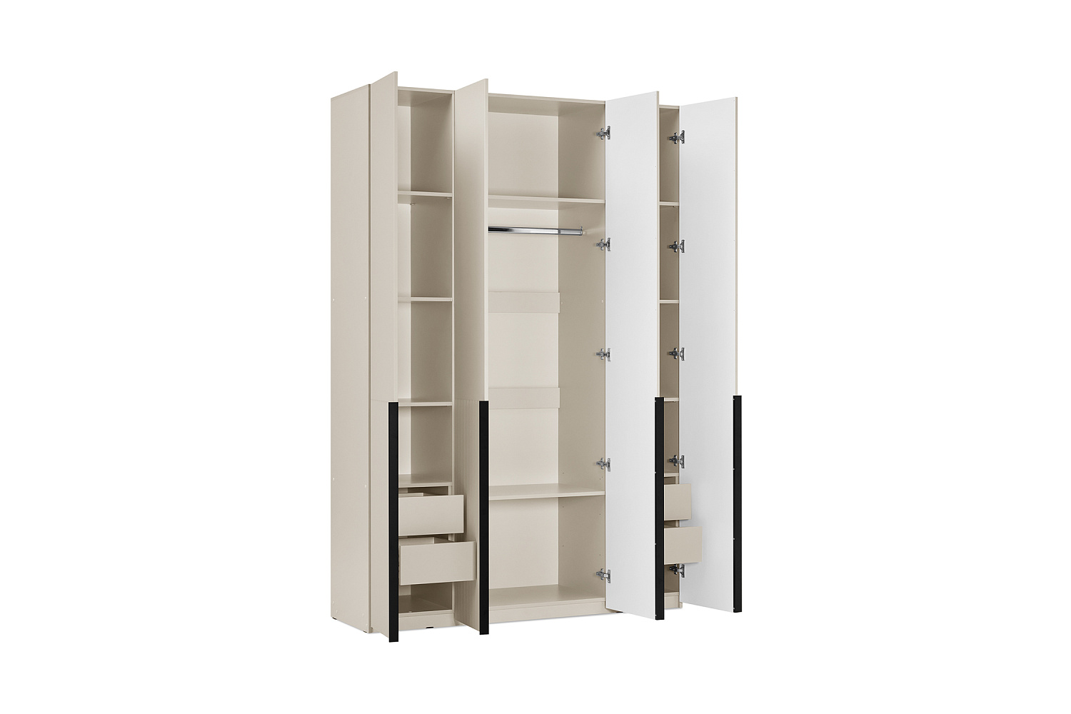 Шкаф 4-х створчатый Марвэл кашемир