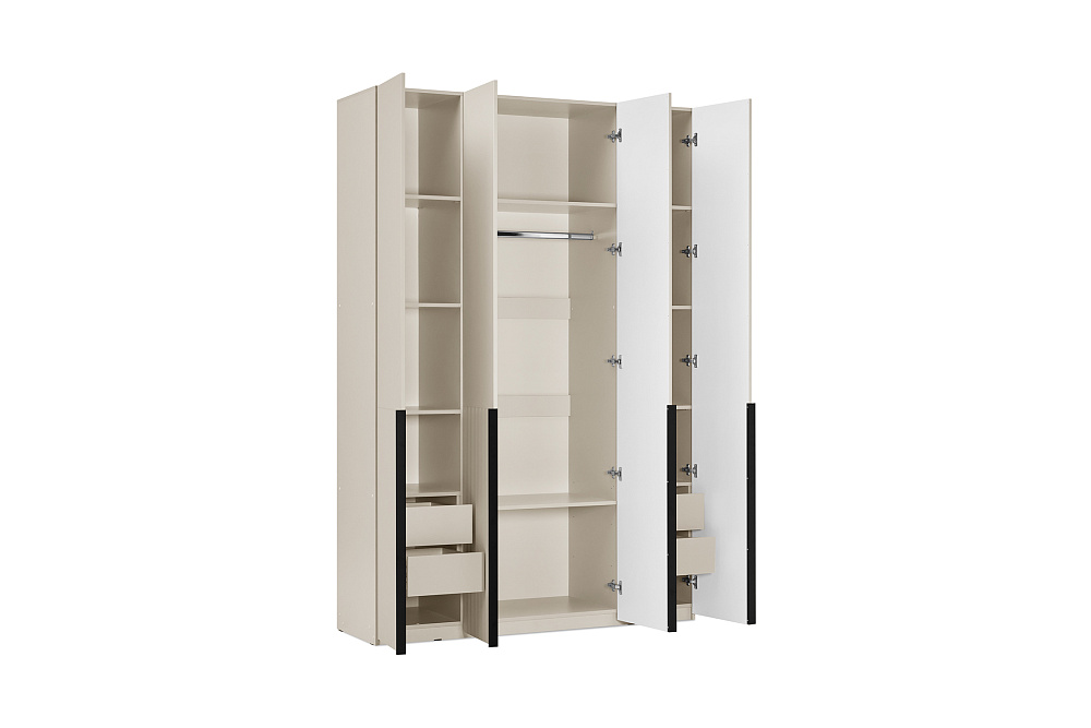 Шкаф 4-х створчатый Марвэл кашемир