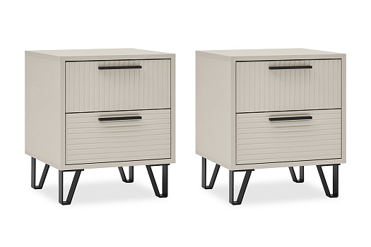 Комплект прикроватных тумб Флэш кашемир