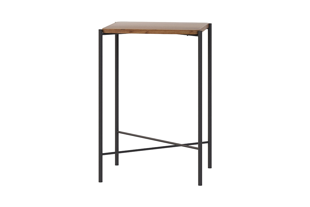 Стол журнальный Лори черный / вяз браун