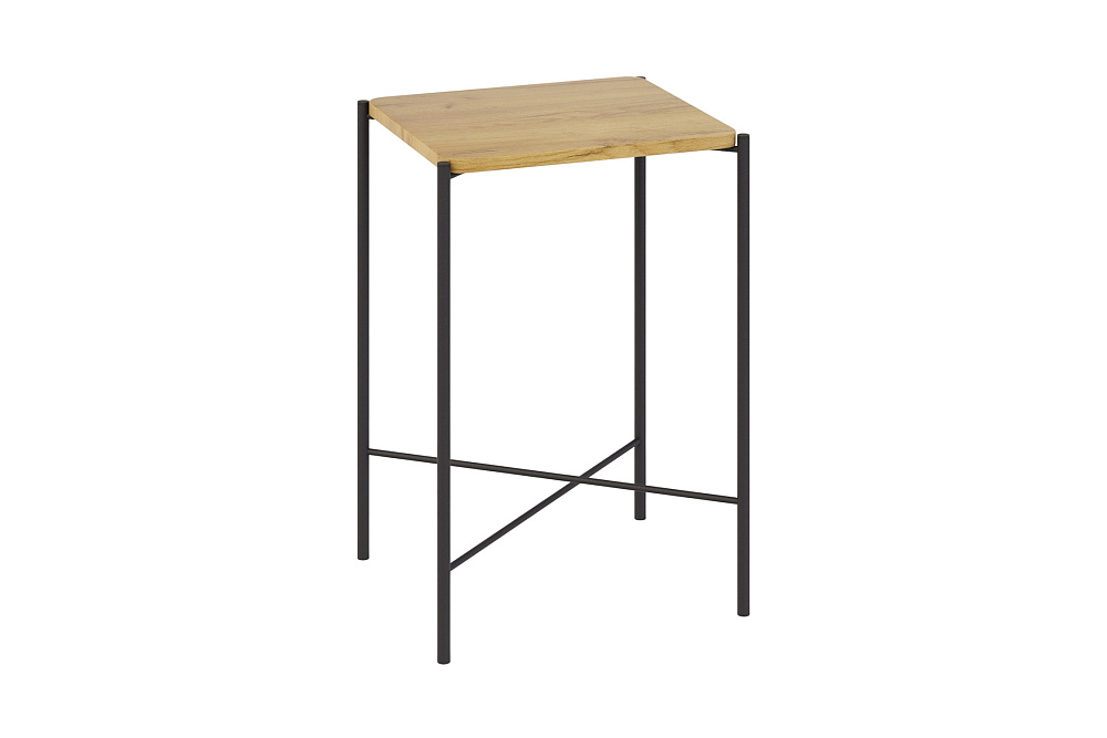 Стол журнальный Лори черный / секвойя крем