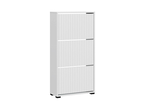 Обувница Moon белая матовая