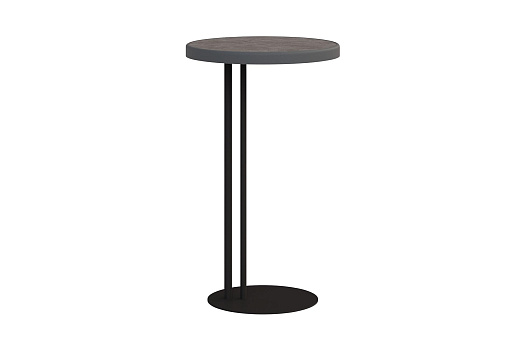 Придиванный стол Кальяри черный / дарк / графит