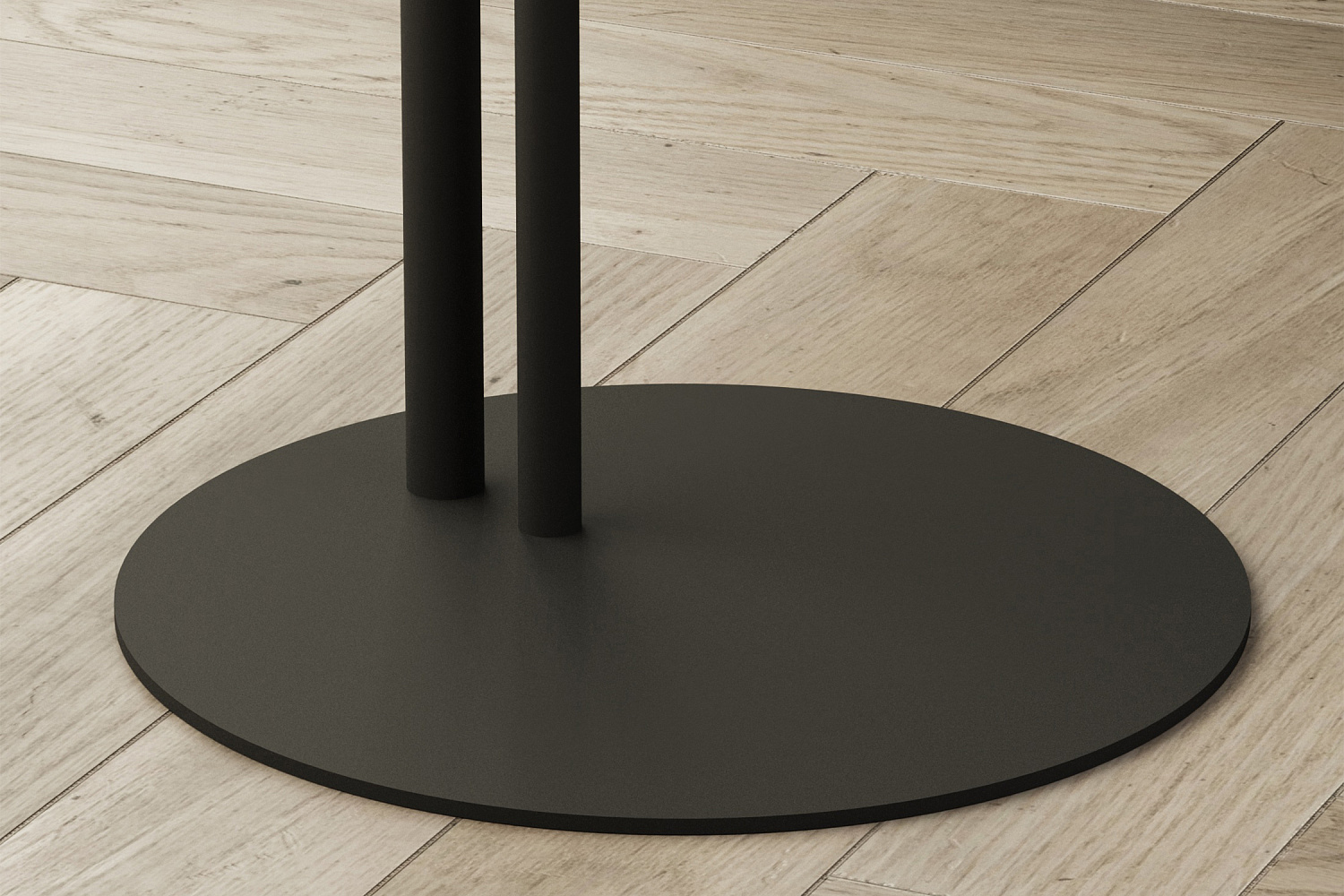 Придиванный стол Кальяри черный / лайт / вяз браун