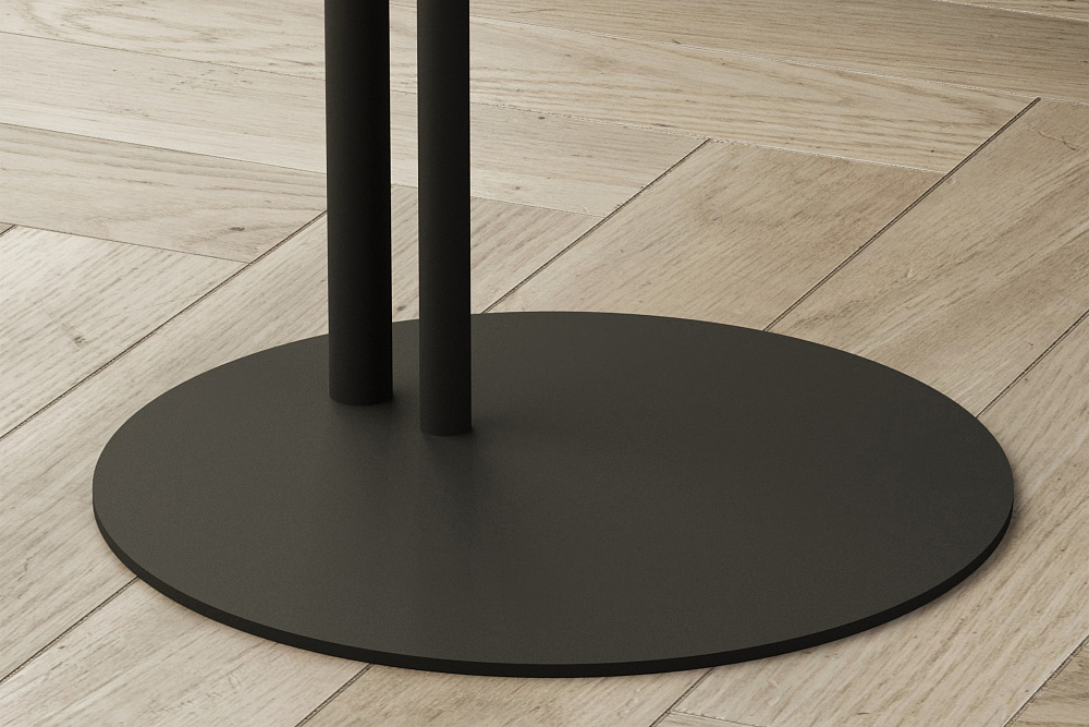 Придиванный стол Кальяри черный / лайт / вяз браун