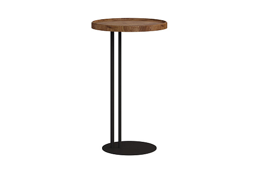 Придиванный стол Кальяри черный / вяз браун